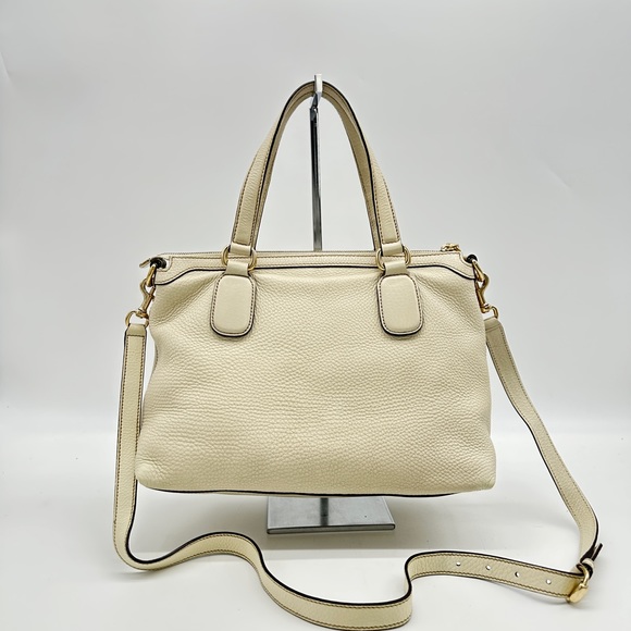 AUTHENTIC Gucci GG Logo Leather Soho Shoulder Bag Crossbody - Picture 3 of 14